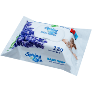 Servetele umede igienice bebelusi cu capac lavanda 120 buc Spring Line